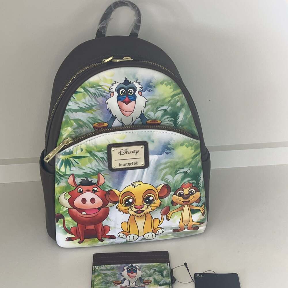 Loungefly Disney The Lion King Chibi Simba & Friends Mini Backpack Set